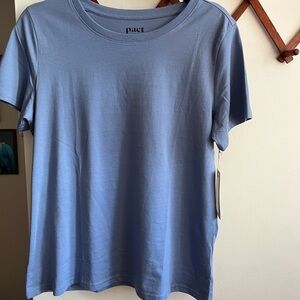 Pact Organic Cotton Sky Blue Tee